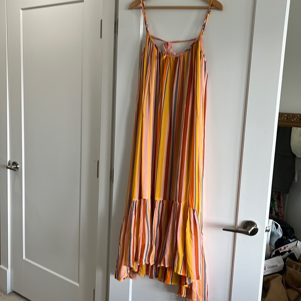 ALL SAINTS striped maxi dress. Used but in a great condition.